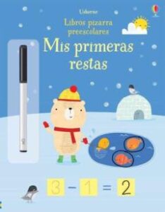 Mis Primeras Restas. Libros Pizarra Preescolares