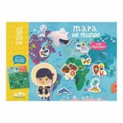 Estuche Artista: Mapa Del Mundo