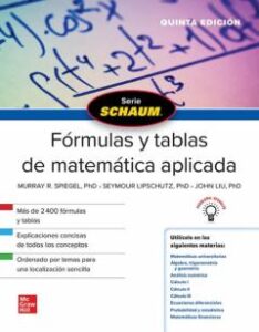 Schaum Formulas Y Tablas De Matematica Aplicada (5ª Ed.)