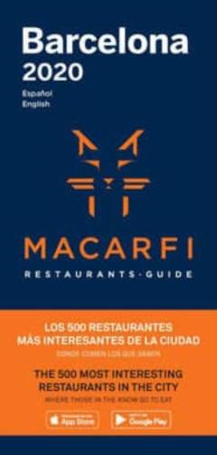 Libro, Audiolibro Guia Macarfi De Restaurants De Barcelona Y Madrid 2020 (Ed. Bilingüe Español-Ingles) Guia Macarfi De Restaurants De Barcelona Y Madrid 2020 (Ed. Bilingüe Español-Ingles)
