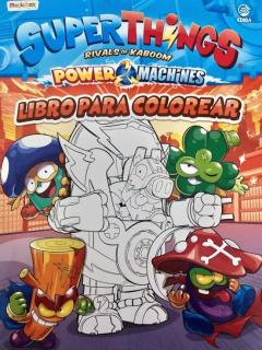 Libro, Audiolibro Libro Para Colorear. Superthings Power Machines.rivals Of Kaboom Libro Para Colorear. Superthings Power Machines.rivals Of Kaboom