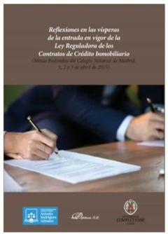 Reflexiones En Las Visperas De La Entrada En Vigor De La Ley Regu Ladora De Los C