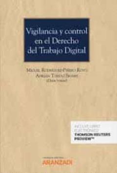 Libro, Audiolibro Vigilancia Y Control En El Derecho Del Trabajo Digital Vigilancia Y Control En El Derecho Del Trabajo Digital