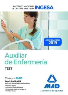 Libro, Audiolibro Auxiliar De Enfermeria Del Instituto Nacional De Gestion Sanitaria (Ingesa). Test Auxiliar De Enfermeria Del Instituto Nacional De Gestion Sanitaria (Ingesa). Test