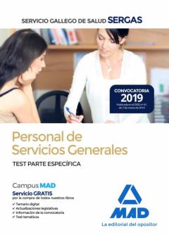 Libro, Audiolibro Personal De Servicios Generales Del Servicio Gallego De Salud (Sergas). Test Parte Especifica Personal De Servicios Generales Del Servicio Gallego De Salud (Sergas). Test Parte Especifica
