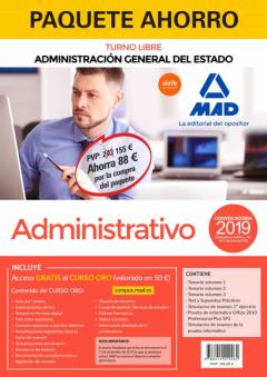 Libro, Audiolibro Paquete Ahorro Administrativo Del Estado. (Incluye Vol. 1,2 Y 3, Test Y Supuestos Practicos, Simulacros De Examen Primer Ejercicio, Ejercicios Office 2010, Simul Paquete Ahorro Administrativo Del Estado. (Incluye Vol. 1,2 Y 3, Test Y Supuestos Practicos, Simulacros De Examen Primer Ejercicio, Ejercicios Office 2010, Simul