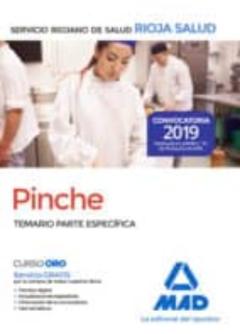 Libro, Audiolibro Pinches Del Servicio Riojano De Salud. Temario Parte Específica Pinches Del Servicio Riojano De Salud. Temario Parte Específica