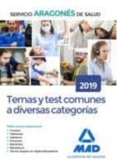 Temas Y Test Comunes A Diversas Categorías Del Servicio Aragonés De Salud
