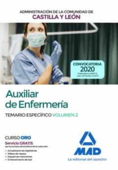 Libro, Audiolibro Auxiliar De Enfermería De La Administración De La Comunidad De Castilla Y León. Temario Específico Volumen 2 Auxiliar De Enfermería De La Administración De La Comunidad De Castilla Y León. Temario Específico Volumen 2