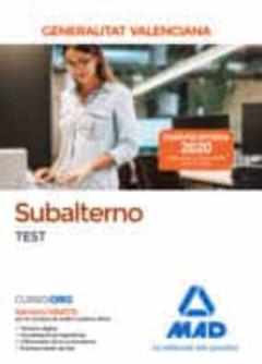 Subalterno De La Generalitat Valenciana. Test