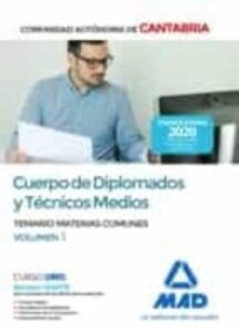Cuerpo De Diplomados Y Técnicos Medios De La Administración De La Comunidad Autónoma De Cantabria. Temario De Materias Comunes