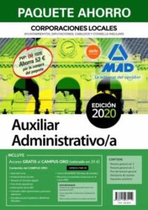 Paquete Ahorro Auxiliar Administrativo De Corporaciones Locales.