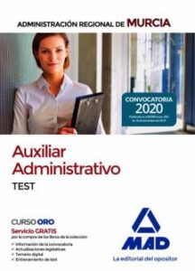 Auxiliar Administrativo De La Administración Regional De Murcia. Test