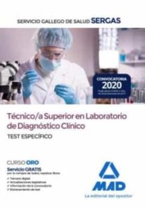 Técnico/A Superior En Laboratorio De Diagnóstico Clínico Del Servicio Gallego De Salud. Test Específico