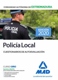 Policía Local De Extremadura. Cuestionarios De Autoevaluación