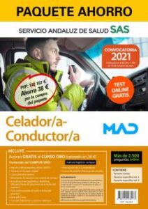 Paquete Ahorro Celador/A – Conductor/A Del Servicio Andaluz De Salud (Sas). (Test Online Gratis)