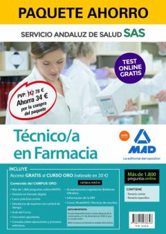 Libro, Audiolibro Paquete Ahorro Técnico/A En Farmacia Del Sas Ahorra 34 ¤ (Incluye Temario Común; Temario Específico; 1800 Testonline Gratis Y Acceso A Curso Oro) Paquete Ahorro Técnico/A En Farmacia Del Sas Ahorra 34 ¤ (Incluye Temario Común; Temario Específico; 1800 Testonline Gratis Y Acceso A Curso Oro)