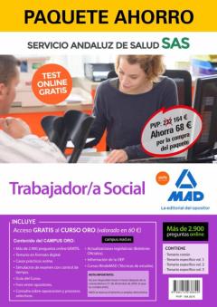 Paquete Ahorro Y Test Online Gratis Trabajador/A Social Del Servicio Andaluz De Salud. (Incluye Temario Comun: Temario Especifico Volúmenes 1, 2 Y 3; 2900 Test Online Gratis Y Acceso A Curs