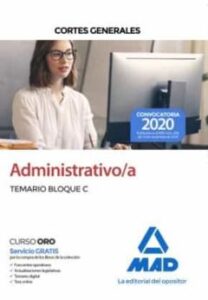 Administrativo De Las Cortes Generales. Temario Bloque C