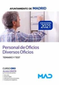 Personal De Oficios Diversos Oficios Del Ayuntamiento De Madrid. Temario Y Test