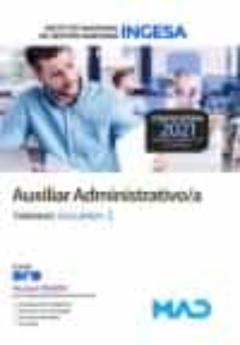 Auxiliar Administrativo Del Instituto Nacional De Gestion Sanitaria (Ingesa). Temario Volumen 2