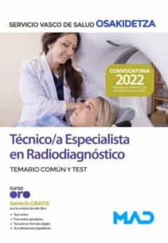 Técnico/A Especialista En Radiodiagnóstico De Osakidetza  Servicio Vasco De Salud