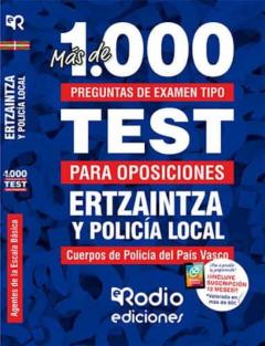 Libro, Audiolibro Más De 1.000 Preguntas De Examen. Ertzaintza Y Policía Local. Agentes De La Escala Básica. 2020 Más De 1.000 Preguntas De Examen. Ertzaintza Y Policía Local. Agentes De La Escala Básica. 2020