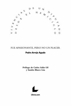 Libro, Audiolibro Vivencias De Un Diputado Desde El Hemiciclo Vivencias De Un Diputado Desde El Hemiciclo