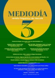 Mediodía. Revista Hispánica De Rescate. 3
