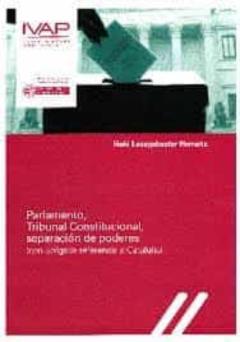 Libro, Audiolibro Parlamento, Tribunal Constitucional, Separación De Poderes Parlamento, Tribunal Constitucional, Separación De Poderes