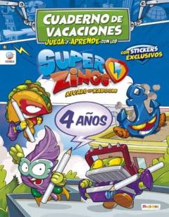 Libro, Audiolibro Cuaderno De Vacaciones Juega Y Aprende Con Los Superzings Para 4 Años Cuaderno De Vacaciones Juega Y Aprende Con Los Superzings Para 4 Años