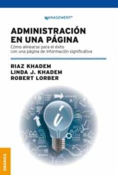 Administracion En Una Pagina: Como Alinearse Para El Éxito Con Una Página De Informacion Significativa