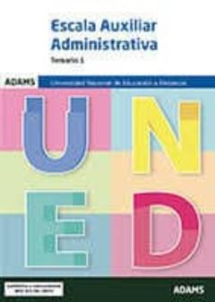 Libro, Audiolibro Escala Auxiliar Administrativa Universidad Nacional De Educacion A Distancia. Temario 1 Escala Auxiliar Administrativa Universidad Nacional De Educacion A Distancia. Temario 1