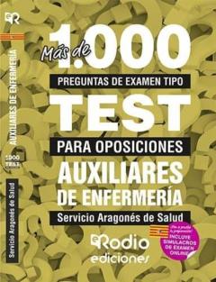 Libro, Audiolibro Mas De 1000 Preguntas De Examen Tipo Test Para Oposiciones. Auxiliares De Enfermeria Del Servicio Aragones De Salud. Mas De 1000 Preguntas De Examen Tipo Test Para Oposiciones. Auxiliares De Enfermeria Del Servicio Aragones De Salud.