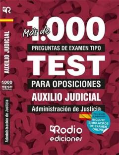 Libro, Audiolibro Mas De 1.000 Preguntas De Examen Tipo Test Para Oposiciones. Cuerpo De Auxilio Judicial. Administracioón De Justicia. Mas De 1.000 Preguntas De Examen Tipo Test Para Oposiciones. Cuerpo De Auxilio Judicial. Administracioón De Justicia.