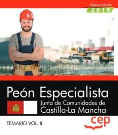 Peón Especialista. Junta De Comunidades De Castilla La Mancha. Temario Vol.ii