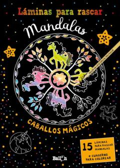 Laminas Para Rascar Mandalas - Caballos Magicos